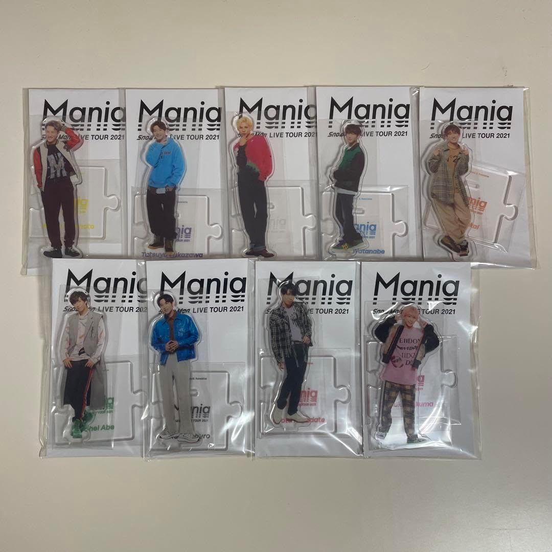 SnowMan mania アクスタ 全員セット Snow Man Mania アクスタ 9人全員